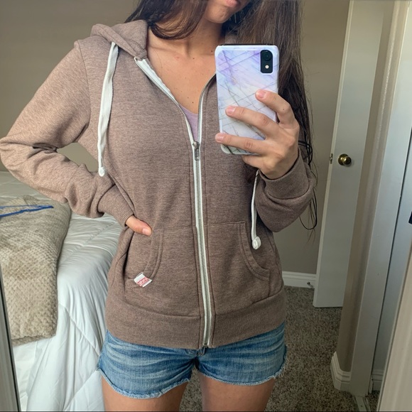 Taupe Hoodie - Picture 2 of 3
